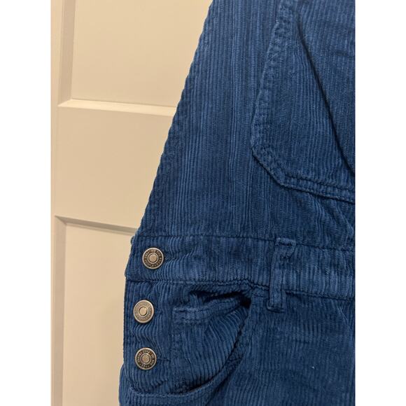We The Free Ziggy Cord Overalls Blue corduroy XL - Picture 4 of 6